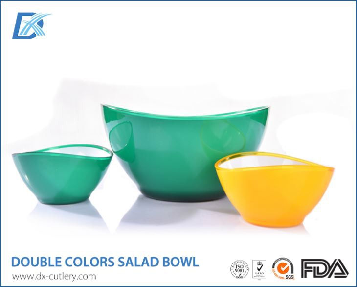 Large Bamboo Wood Salad Bowl for Fruit and Cereal