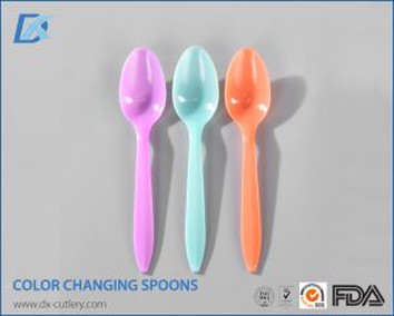 Color Changing Plastic Custom Spoons Wholesale