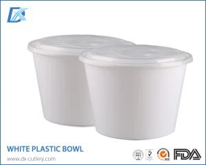 Disposable Plastic Salad Serving Bowls with Lids