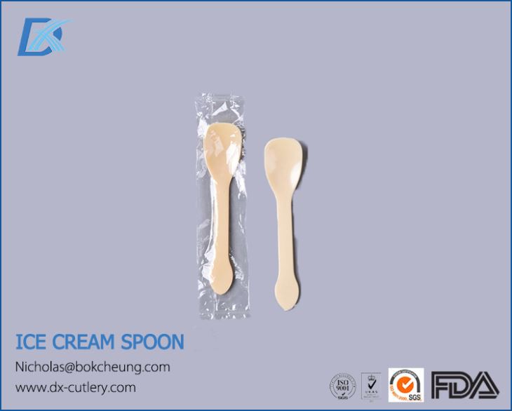 Disposable Plastic Ice Cream Spoon